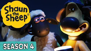 Shaun the Sheep Season 4 🐑 Full Episodes (16-20) 🐟 Pelican, Fish, Farming + MORE | Cartoons for Kids