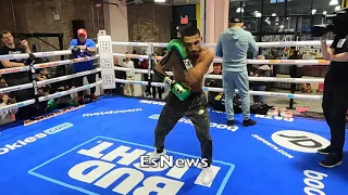Teofimo Killing The Mitts Ahead Of Kambosos Clash EsNews Boxing
