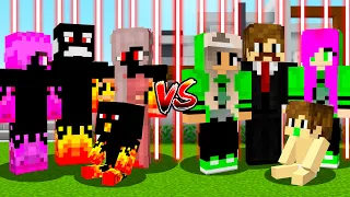 FAMÍLIA ATHOS vs FAMÍLIA CADRES no MINECRAFT