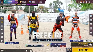 FREE FIRE BATTLEGROUNDS NA VIDA REAL 12