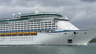 Cloudy Sail Away for Adventure of the Seas - Port Canaveral, FL - May 18th, 2024