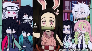 Past Hashiras react to Nezuko Kamado || gacha club || ☯︎☯︎☯︎