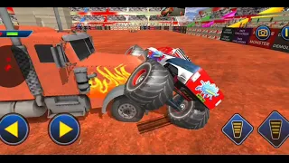 Police Demolition Derby Monster Truck Crash Game #3 - Destruction Game   -Android Gameplay