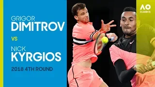 Grigor Dimitrov v Nick Kyrgios - Australian Open 2018 4R | AO Classics