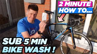 The 5 minute Bike Wash - How To Clean Your Bike In A Rush