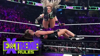 Liv Morgan sentons Ronda Rousey through a table: WWE Extreme Rules 2022 (WWE Network Exclusive)