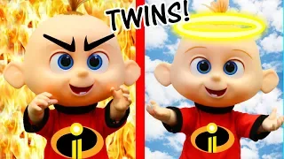 Disney Incredibles 2 Movie Compilation with Jack Jack Evil Twin & Toy Scavenger Hunt