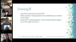 SIR-RFS Webinar 06/16/2020: IR/DR Resident Match Panel 2020