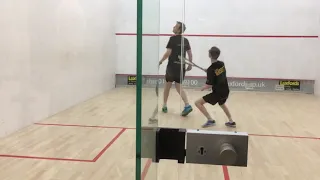 Squash: Charlie vs James Willstrop double fake shot