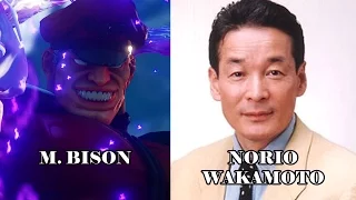 Characters and Voice Actors - Street Fighter V