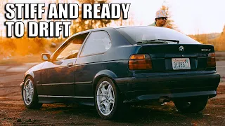 I Stiffened the Rear End and Now It’s a MONSTER  E36 Compact Missile Car
