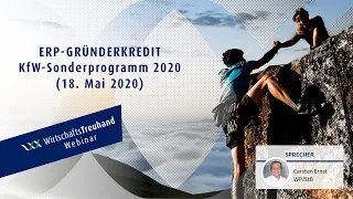 ERP Gründerkredit aus dem KfW Sonderprogramm 2020 in der Corona Krise | Webinar