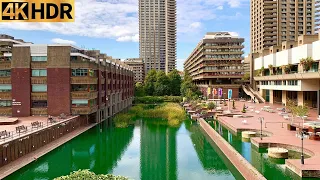 Barbican Centre London Relaxing Walk | 2022 | [4K HD]