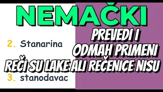 NEMAČKI ZA SVE NIVOE NAPRAVITE SA LAKIM REČIMA TEŠKU REČENICU -IZNENADIĆETE SE ŠTA SE SVE MOŽE REĆI