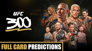 UFC 300 Alex Pereira vs Jamahal Hill Full Card Predictions