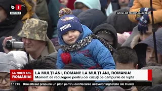 PARADA DE 1 DECEMBRIE - SPECTACOLUL GRANDIOS DE LA ARCUL DE TRIUMF_Știri B1_1 dec 2022