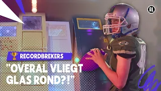 ALLE RAMEN KAPOT SMIJTEN MET EEN FOOTBALL?!🏈 | Zapp Recordbrekers| #4 | NPO Zapp