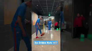 Ous Puts on Dribbling Display During Pregame in LA 👀⚽️ | #OKCThunder #NBA #Shorts