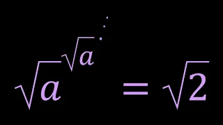 An infinite Exponential Radical Equation