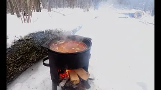 ПЛОВ В КАЗАНЕ | ПЛОВ УЗБЕКСКИЙ | ОТДЫХ В ЛЕСУ