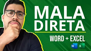 Como fazer MALA DIRETA no Word + Excel | Aula Rápida Passo a Passo