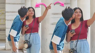 SECRETLY KISS PRANK WITH NEW TWIST || PAPPU PRANKSTER