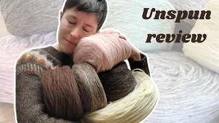 Is Unspun wool worth the hype? (Nutiden, Plötulopi, Country Roving, Manchelopi, Crux Fibres)