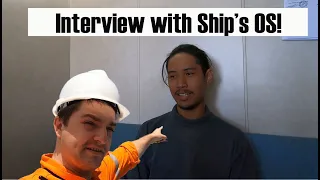 Interview with Ship's Ordinary Seaman!  Cadet years, seasick, work on board, thoughts of seamanship.
