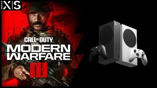 Xbox Series S | Call of Duty Modern Warfare 3 | Graphics test / First Look