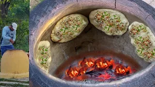 Mutton Kulcha Recipe: Making Crispy Mutton Kulcha in Mud Tandoor Il