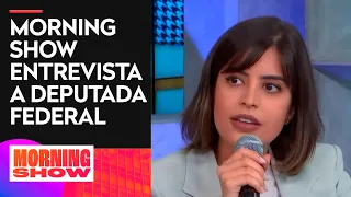 Tabata Amaral critica polarização e diz que faltam vagas para tratar dependentes na Cracolândia