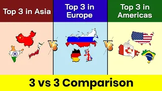 China+India+Japan vs Russia+Germany+United Kingdom vs USA+Canada+Brazil | Comparison | Data Duck