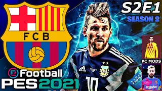 PES 2021 Barcelona Master League S2E1 - NEW KITS FOR SEASON TWO!😱 UEFA SUPER CUP!