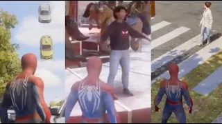 Spider-Man 2 Bug Compilation (Floating Cars, T-Pose NPCs, Pop-In, Missing Textures & More)