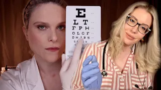 ASMR Cranial Nerve Exam FT Doctor Nicola and Nurse Karuna 👩‍⚕️👩‍⚕️