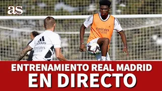 REAL MADRID-BARCELONA | REAL MADRID, entrenamiento previo EN DIRECTO | AS