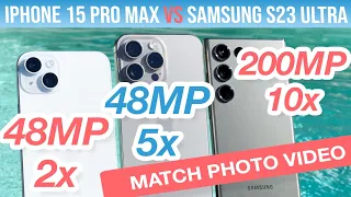 TEST iPHONE 15 PRO MAX vs GALAXY S23 ULTRA : QUI EST LE MEILLEUR EN PHOTO/VIDÉO ?