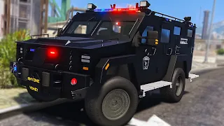 Fake SWAT Bank Robbery In GTA 5 RP