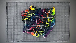 Tie Dye Pattern #529 - Ridiculously Rad Rainbow Scrunch (FlexiSpot E4 Standing Desk Review Included)