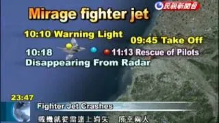 Pilots safely eject as Mirage-2000 crashes into the ocean