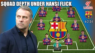 BARCELONA POTENTIAL SQUAD DEPTH UNDER NEW COACH HANSI FLICK !!