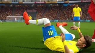 Neymar Diving | Drama & Simulation | PES2018 Gameplay