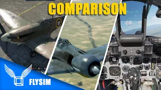 War thunder vs IL 2 Sturmovik vs DCS World | Combat Flight Simulators