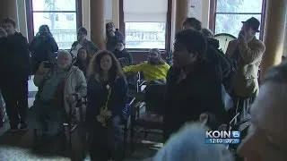 Protesters disrupt Portland City Council meeting