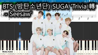 BTS (방탄소년단) SUGA 'Trivia 轉 - Seesaw' [Piano Tutorial | Sheets | MIDI] Synthesia