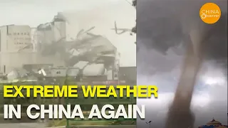 China disasters: Typhoon, flood and tornado