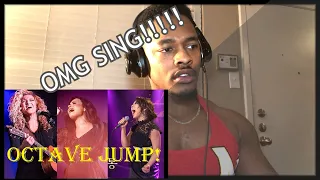 Famous Singers Hitting OCTAVE JUMP High Notes!!! (REACTION)