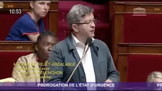 TERRORISME : «IL FAUT CHÂTIER CEUX QUI ALIMENTENT L'ENNEMI» - Mélenchon