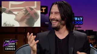 Keanu Reeves Watches His 1980s Coca-Cola Commercial