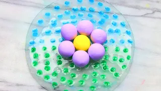 Most Satisfying Slime ASMR Video! Relaxing Crayola Markers & Soft Clay Slime Mixing Video #44!